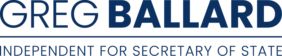 Greg Ballard for Secretary of State Horizontal Logo